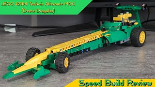 LEGO 42168 Technic Alternate MOC (Deere Dragster) - LEGO MOC Speed Build Review