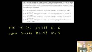 STA2023 Interpreting z scores