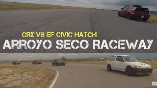 B16A Honda CRX vs D16 Supercharged EF Civic Hatch