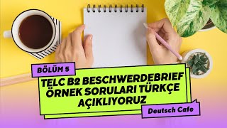 B2 Örnek Mektup Sorularını Türkçe anlıyoruz 5 | Deutsch Cafe