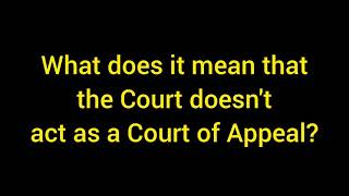 What does it mean that Court cannot interfere and review an award on merit; explained with easy e.g.