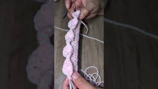 How to make a hybrid shell stitch #crochet #crochettutorial #crocheting