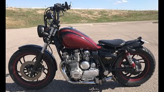 1982 XJ650 Yamaha Maxim Bobber - Budget Build Walk-Around