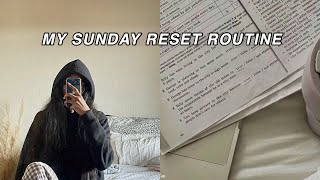 MY SUNDAY RESET ROUTINE ☁️ | cleaning, organising, relaxing, planning & getting my life together