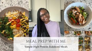 Fat Loss Series Episode #1-Meal Prep With Me! High Protein Simple Recipes