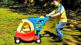 Little Tikes Trolley Cart/ Teddy Bear Song/Nursery Rhymes/For Kids