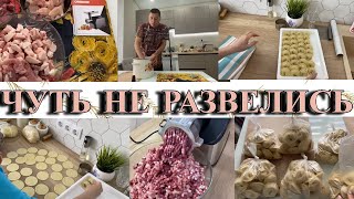 VLOG: ДЕЛАЕМ ПЕЛЬМЕНИ/КУПИЛИ МЯСО/КРУТИМ ФАРШ на мясорубке Oberhof Magnum R-16