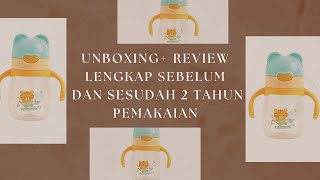 Review lengkap Sugarbaby 2in1 Sippy Cup / Botol minum bayi (before dan after 2 tahun pakai)