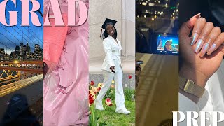 Graduation Prep Vlog | Graduation Photoshoot, Finals, Walking the Brooklyn Bridge + Clothing Haul