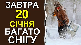 ПОГОДА НА ЗАВТРА: 20 ЯНВАРЯ 2024 | Точная погода на день в Украине