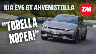 Kia EV6 GT vakuutti TM:n kilpakuljettajan Ahveniston radalla: ”Todella nopea!”