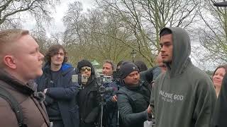 Sneako Gets Schooled And Runs Away At Speaker's Corner