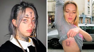 CELEBRITIES SHOW THEIR TATTOOS