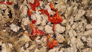 Fried Bean Vermicelli with Minced Pork