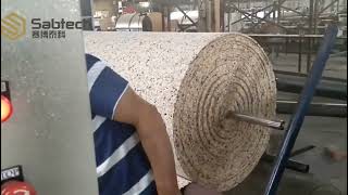 foam peeling machine for roll foam or carpet underlay making