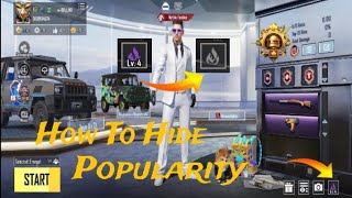 How To Hide Popularity | How To Hide Game Result | All Privacy Settings Disabled Or Enabled | PUBGM