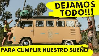 🤯Pareja Argentina DEJAN TODO para VIAJAR EN KOMBI❗[ de ARGENTINA a ALASKA] NUESTRA HISTORIA🤩#uruguay