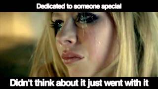 Avril Lavigne - Wish You Were Here [Official Video + Lyrics on Screen] (Sept. 2011) M'Fox