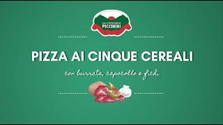 PIZZA ai cinque cereali con Burrata, Capocollo e Fichi