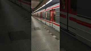 Prague Metro Departure of 81-71M