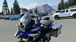 2022 BMW F850GS adventure up and around Mt Baker