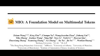 [QA] MIO: A Foundation Model on Multimodal Tokens