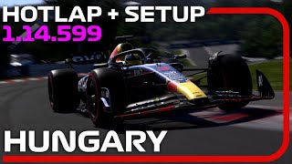 F1 23 HUNGARY Hotlap + Setup (1:14.599) - 95 th Worldwide Ranking 💪