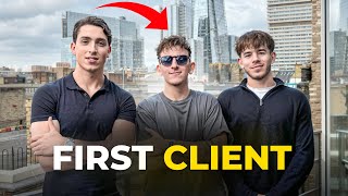 how i signed my first Client with no results or case studies (200k creator)