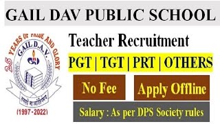 SCHOOL TEACHERS VACANCY 2023 | शिक्षक भर्ती 2023 | PGT TGT PRT TEACHER VACANCY 2023 | JOBS 2023 |