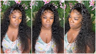 Momma Hustler Tries Something Different 😍| Full density curly Wig with top ponytail | Celie Hair 🖤