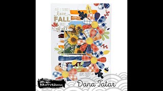 I Love Fall Scrapbook Layout and Bonus Tag for the Labor Day Brutus Monroe Craftathon