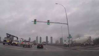 METROTOWN, Burnaby driving, BC 2020