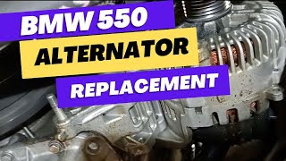 BMW 550i alternator replacement (Easy)