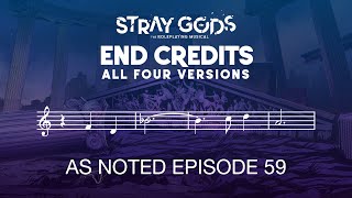 Stray Gods Ending Credits (4 versions) - As Noted