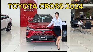 Chi tiết Toyota cross 1.8V bản xăng 2024 | Màu Đỏ | Toyota Pháp Vân