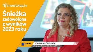 FFiL Śnieżka SA, Joanna Wróbel-Lipa – Wiceprezes Zarządu, #488 PREZENTACJE WYNIKÓW