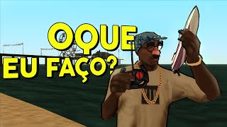 DAR UM BARCO DE BRINQUEDO PRO CJ FOI SACANAGEM kkkkkkjjj - GTA SA: CHAOS MOD [PARTE 95]