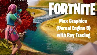 [4K] Fortnite Chapter 4 Max Graphic with Ray Tracing broke my PC 😭 (Short ver.)