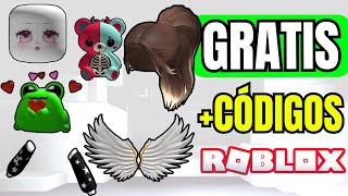 CARAS, PELOS Y ACCESORIOS GRATIS EN ROBLOX UGC CÓDIGOS