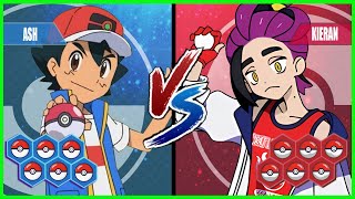 Pokémon Battle Pedia: ASH Vs KIERAN