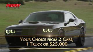 Win Your Choice from 3 New Cars or $25,000 on July 14 & 28