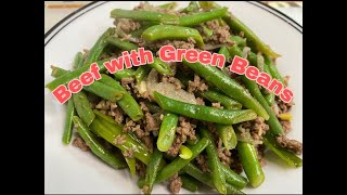 BEEF WITH GREEN BEANS STIR FRY / SHER SHARES