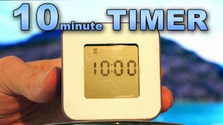 10 Minute Timer | ⏰ Beeping Alarm | No Music  | Study Aid Focus Relaxation Cube Box Timers