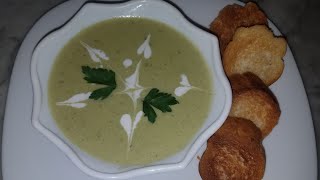 حساء الكورجات🥒الكوسة😋بزاف بنين