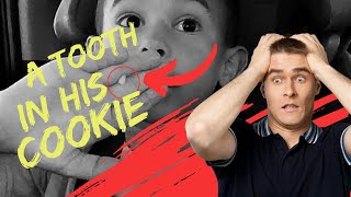 5 Year Old Finds A Tooth In His Cookie