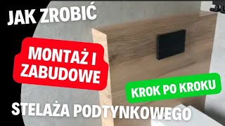 Jak zrobić zabudowę stelaża (zabudowa i montaż stelaża podtynkowego )