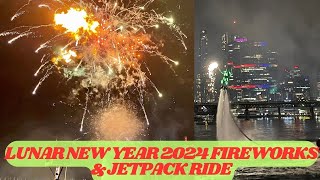 FIREWORKS WITH JETPACK RIDE SHOW FOR LUNAR NEW YEAR 2024