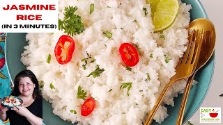 Jasmine Rice (in just 3 minutes)