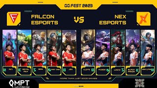 Game 1 ရိုက်ပီး Game 2ရှုံးတဲ့ Falcon Esports Vs NEX Esports Game 1 (BO 2)