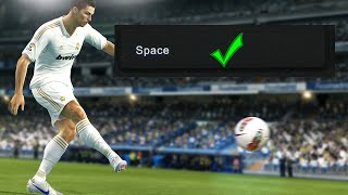 How to enable Space key (Spacebar) in PES